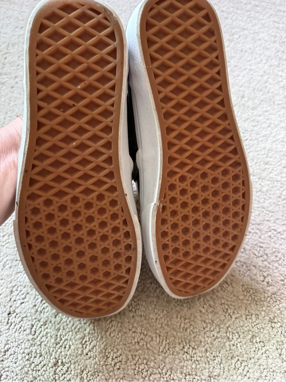 Vans Slip-Ons Textured Metallic Gray, women’s 6.5 - Picture 8 of 8